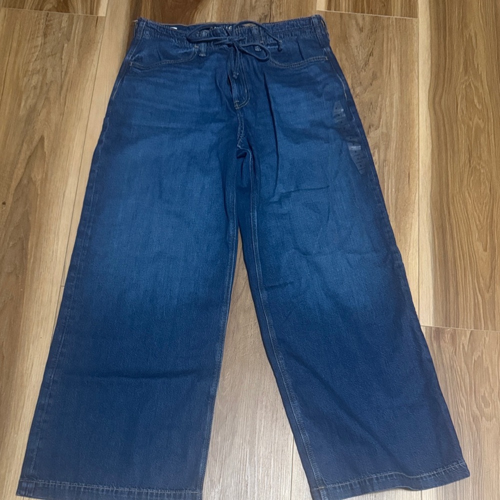 American Eagle Outfitters Blue Wide Leg Jeans